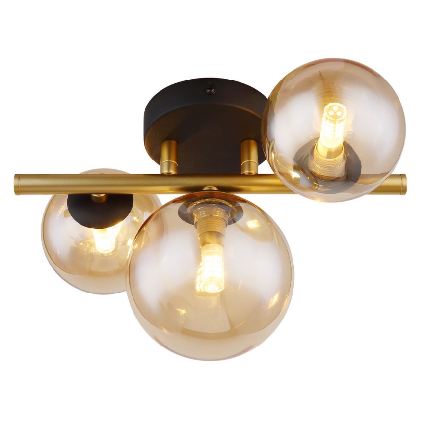 Globo - Candeeiro  integrado LED RIHA 3xG9/3,5W/230V latão