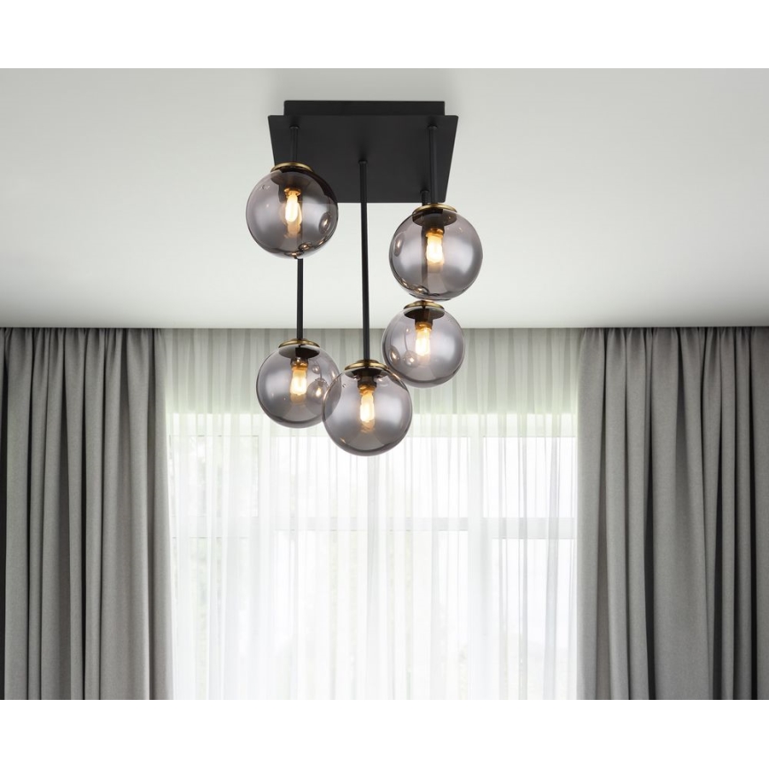 Globo - Candelabro suspenso 5xG9/28W/230V