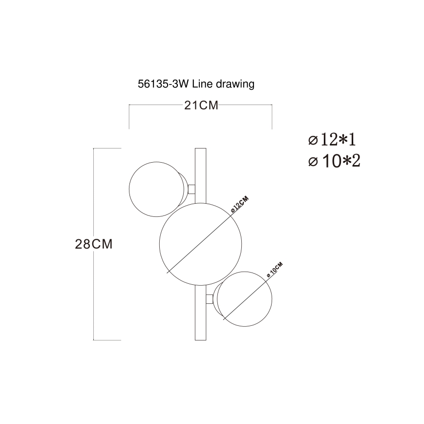 Globo - Candeeiro  integrado LED RIHA 3xG9/3,5W/230V cromado mate