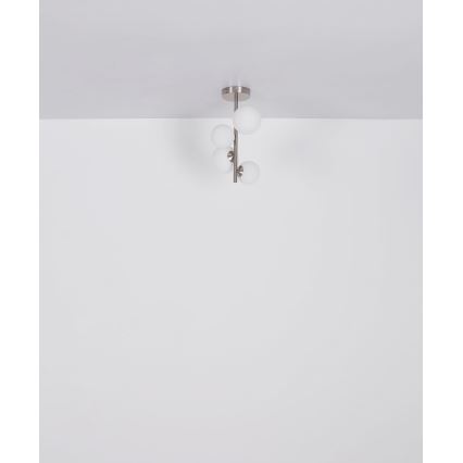Globo - Candeeiro suspenso LED 4xG9/3W/230V cromado mate