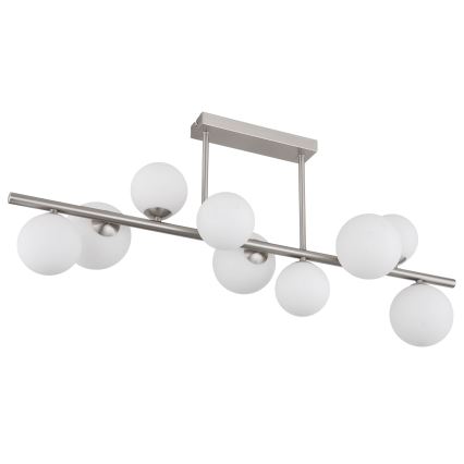 Globo - Candeeiro suspenso LED 9xG9/3W/230V cromado mate