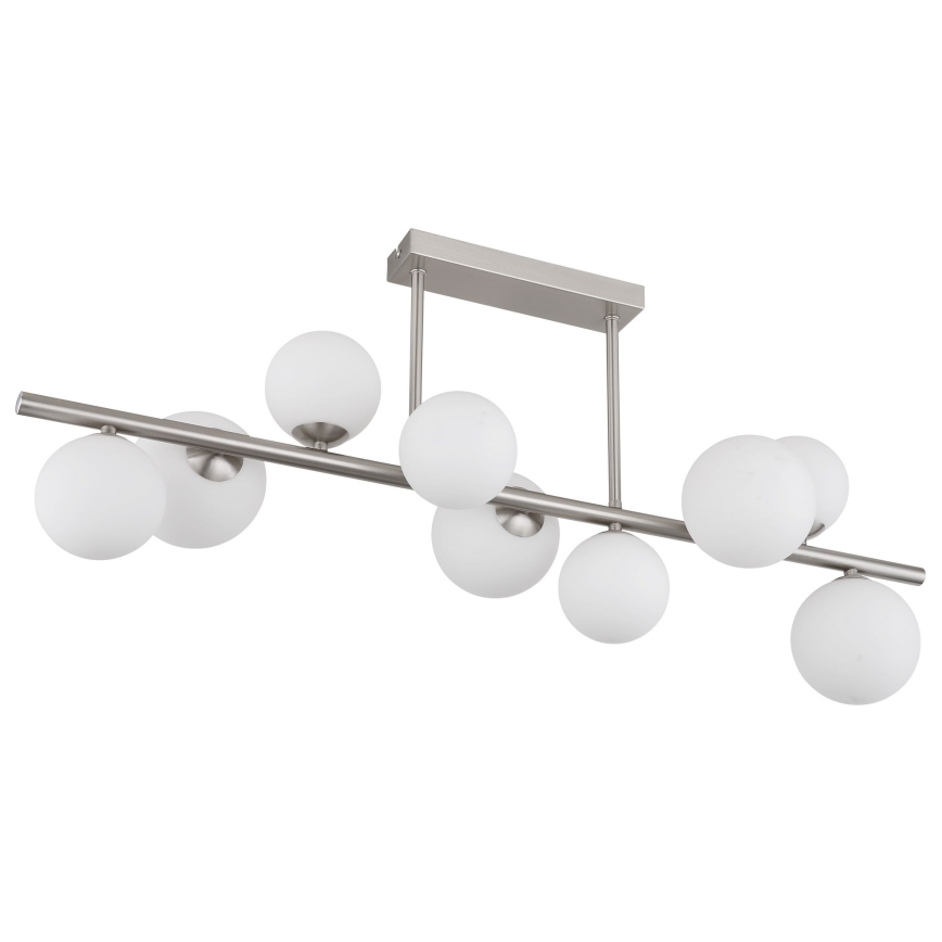 Globo - Candeeiro suspenso LED 9xG9/3W/230V cromado mate