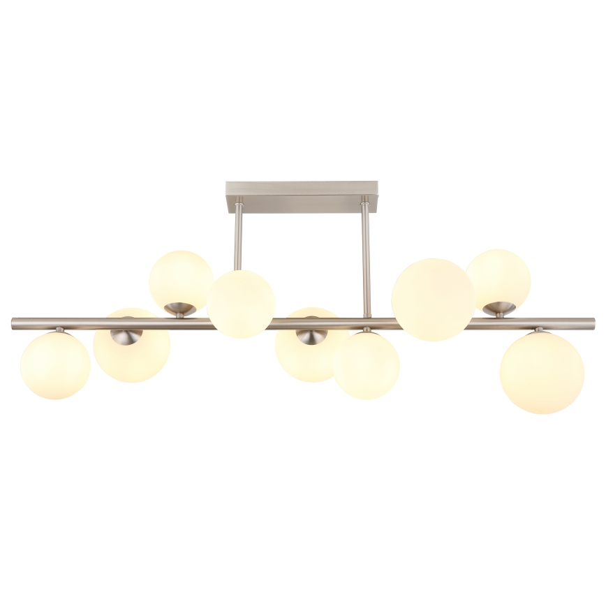 Globo - Candeeiro suspenso LED 9xG9/3W/230V cromado mate