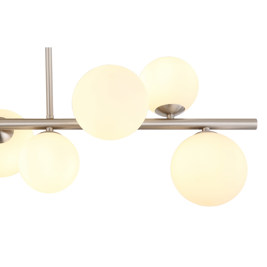 Globo - Candeeiro suspenso LED 9xG9/3W/230V cromado mate