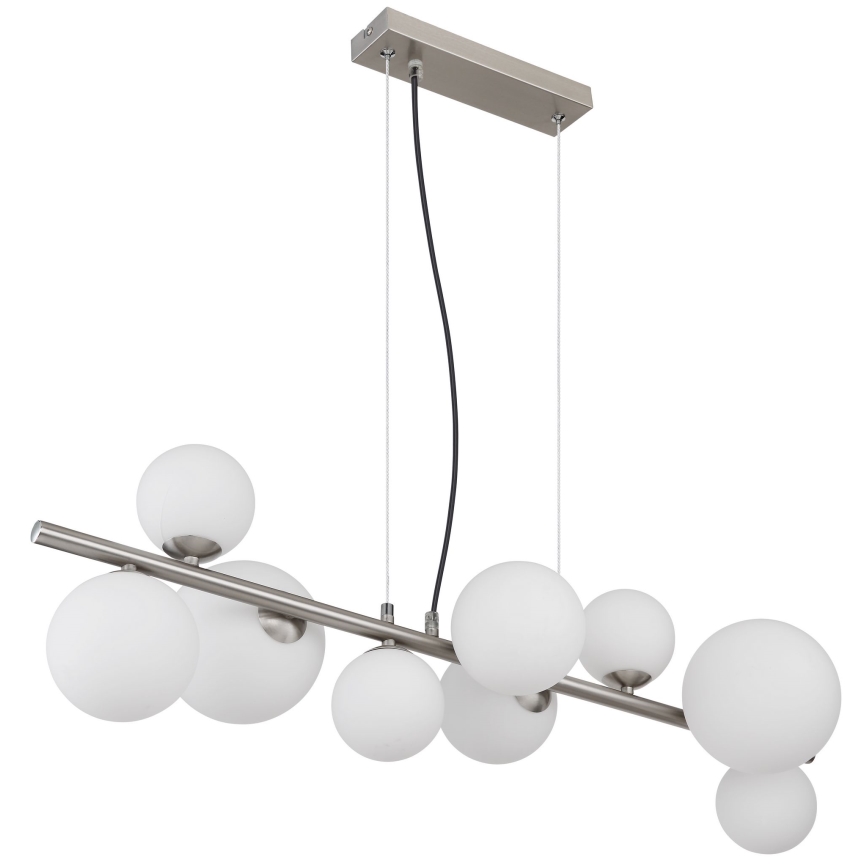 Globo - Candeeiro suspenso LED 9xG9/3W/230V cromado mate