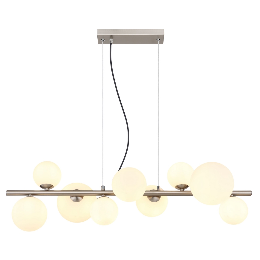 Globo - Candeeiro suspenso LED 9xG9/3W/230V cromado mate