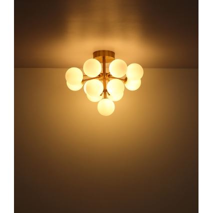 Globo - Candeeiro integrado 13xG9/5W/230V diâmetro 56 cm preto