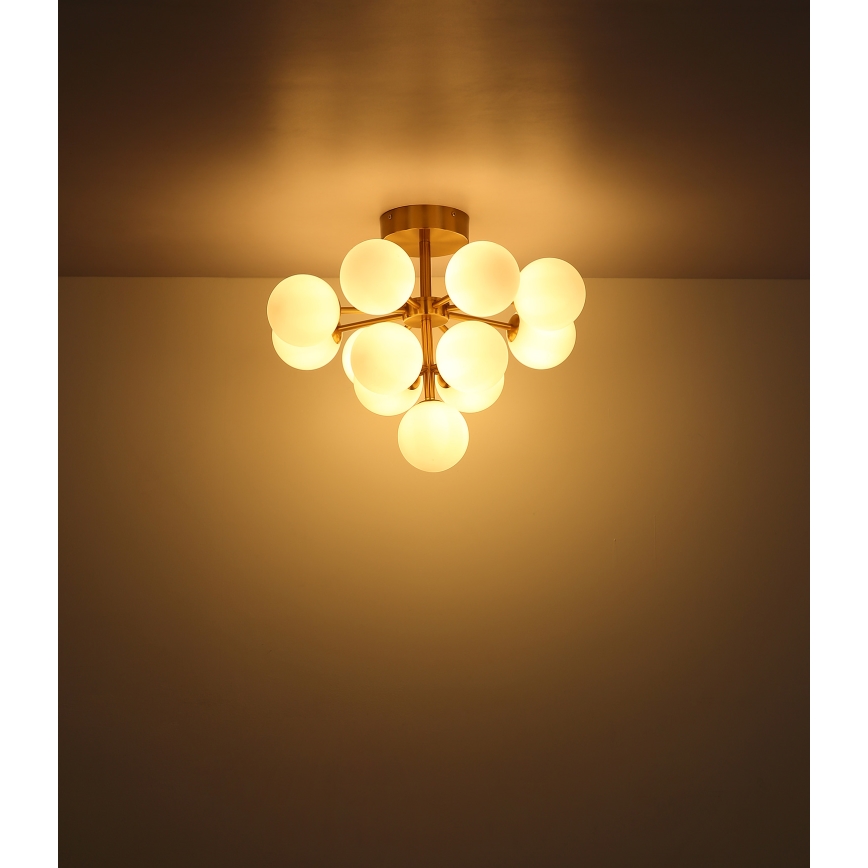 Globo - Candeeiro integrado 13xG9/5W/230V diâmetro 56 cm preto