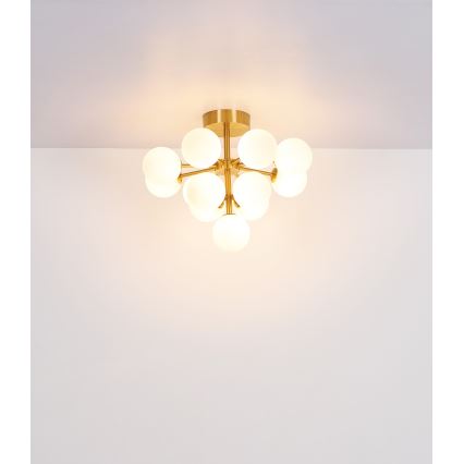 Globo - Candeeiro integrado 13xG9/5W/230V diâmetro 56 cm preto