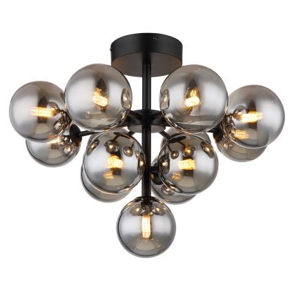 Globo - Candeeiro integrado 13xG9/5W/230V diâmetro 56 cm preto
