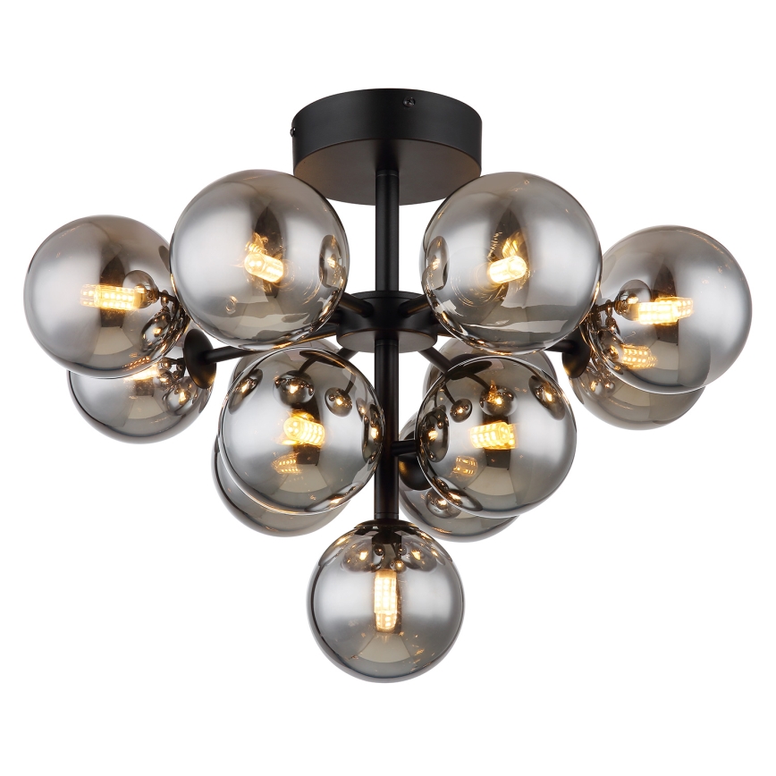 Globo - Candeeiro integrado 13xG9/5W/230V diâmetro 56 cm preto