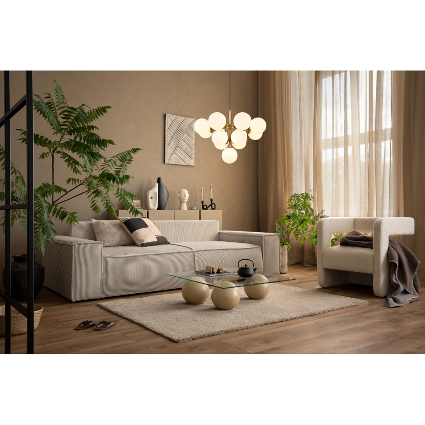 Globo - Candeeiro suspenso 13xG9/5W/230V diâmetro 56 cm dourado