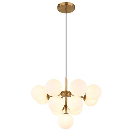 Globo - Candeeiro suspenso 13xG9/5W/230V diâmetro 56 cm dourado
