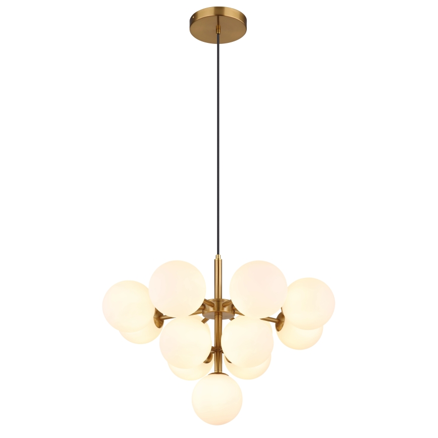 Globo - Candeeiro suspenso 13xG9/5W/230V diâmetro 56 cm dourado