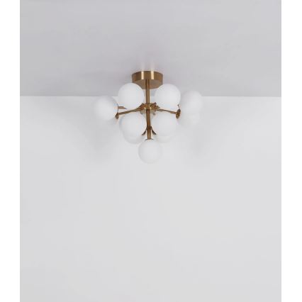Globo - Candeeiro integrado 13xG9/5W/230V diâmetro 56 cm dourado