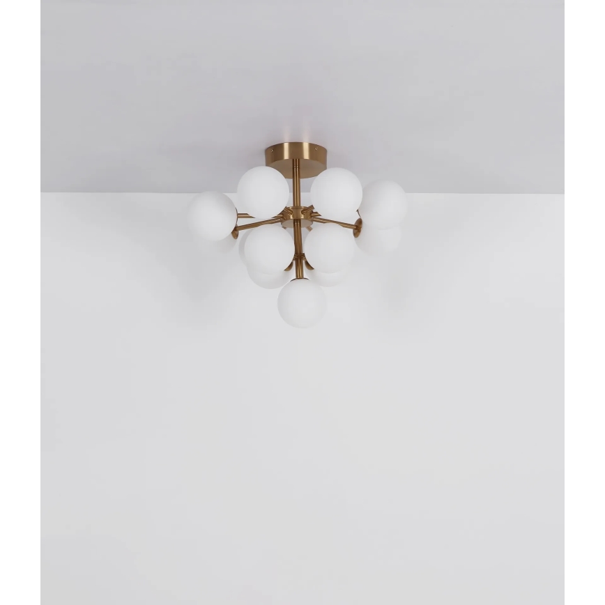 Globo - Candeeiro integrado 13xG9/5W/230V diâmetro 56 cm dourado