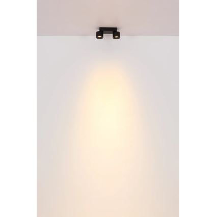 Globo - Foco LED 2xLED/6W/230V preto