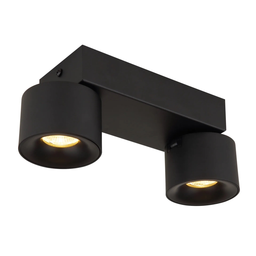 Globo - Foco LED 2xLED/6W/230V preto