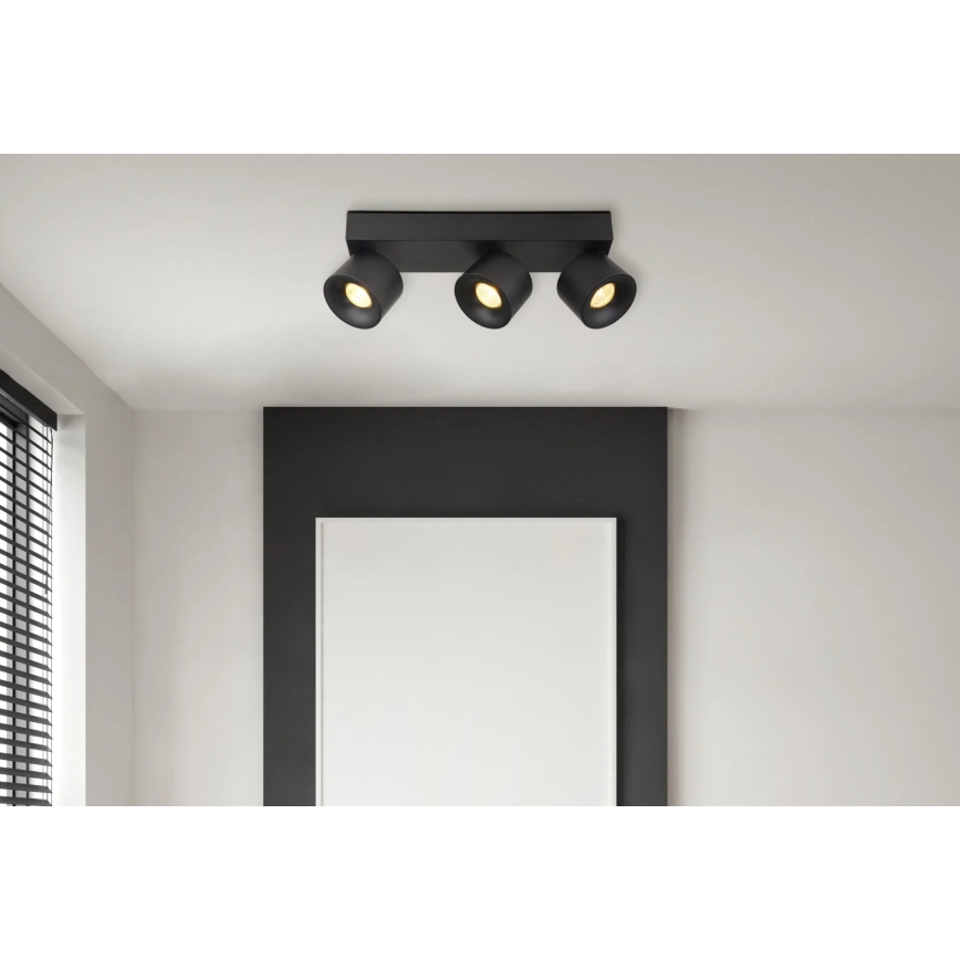 Globo - Foco LED 3xLED/6W/230V preto
