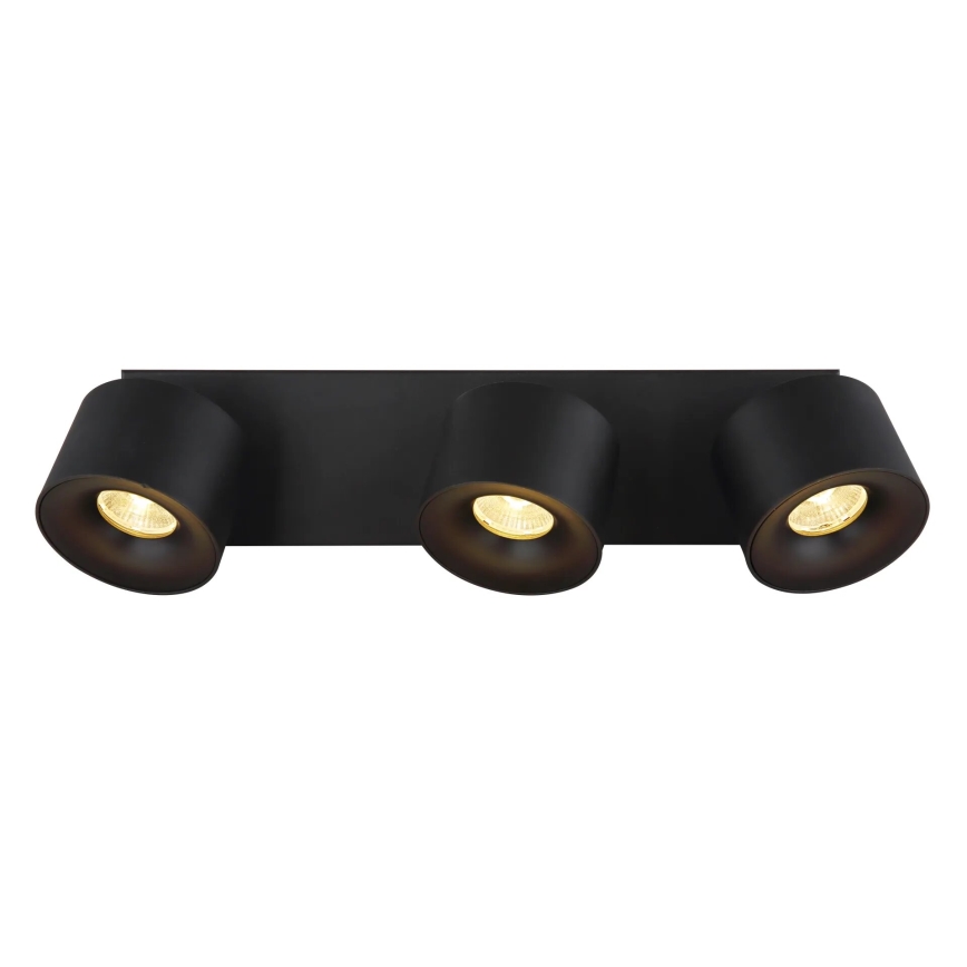 Globo - Foco LED 3xLED/6W/230V preto