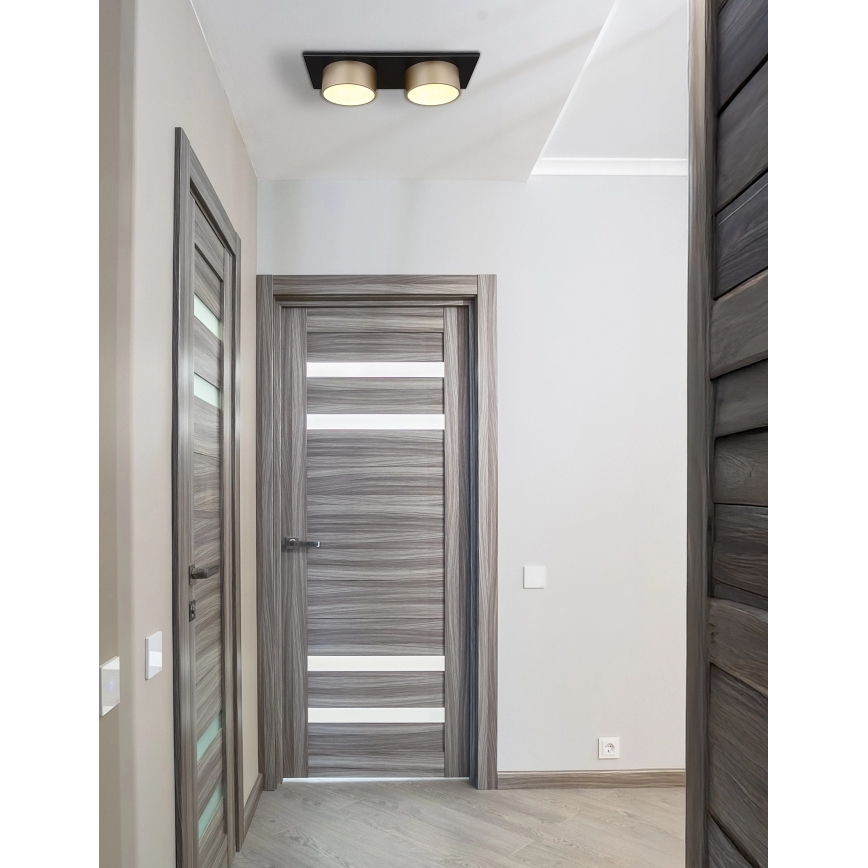 Globo - Plafon LED/24W/230V 3000K 46x20 cm bege