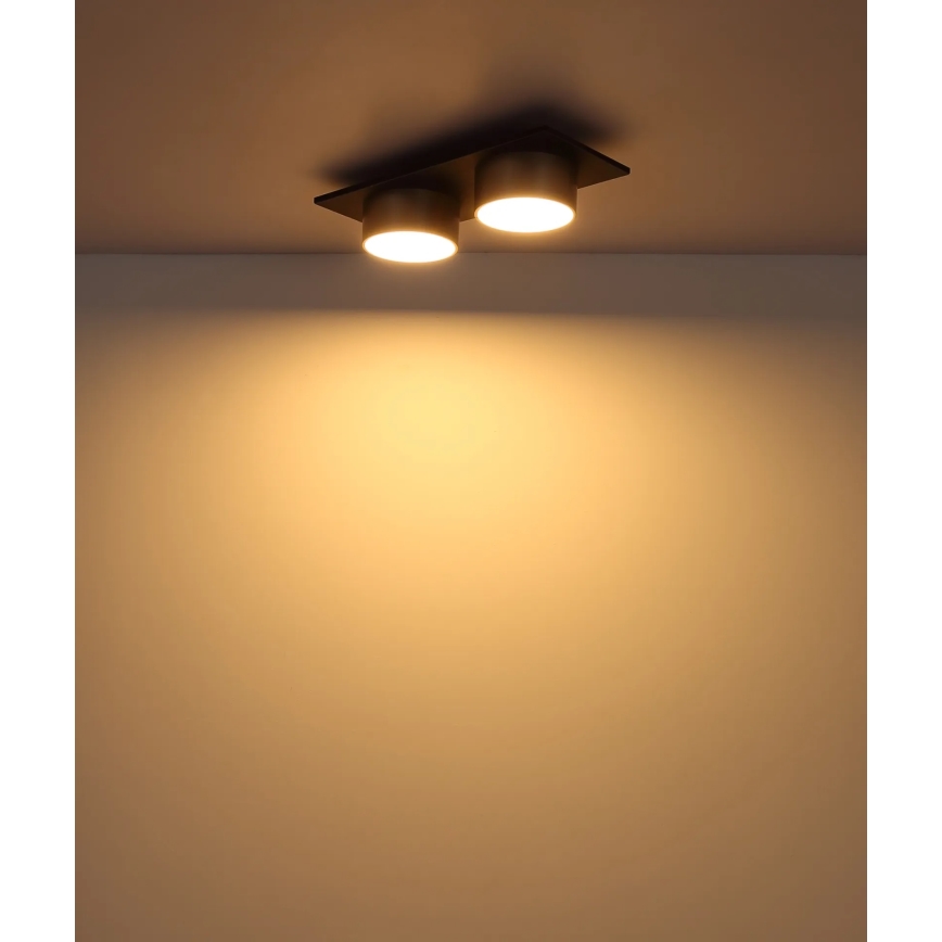 Globo - Plafon LED/24W/230V 3000K 46x20 cm bege