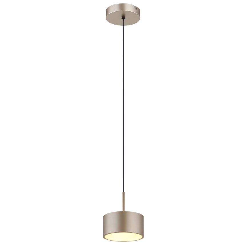 Globo - Lustre LED suspenso por cabo LED/12W/230V 3000K Ø 15 cm bege