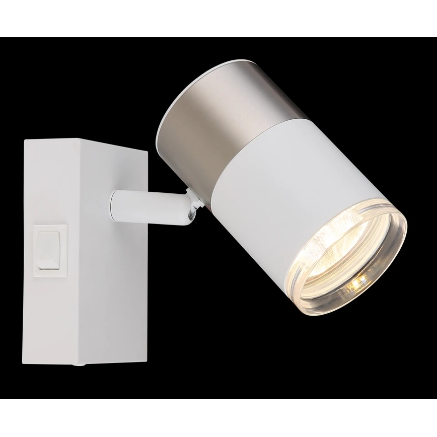 Globo - Foco de parede 1xGU10/25W/230V branco/cromado mate
