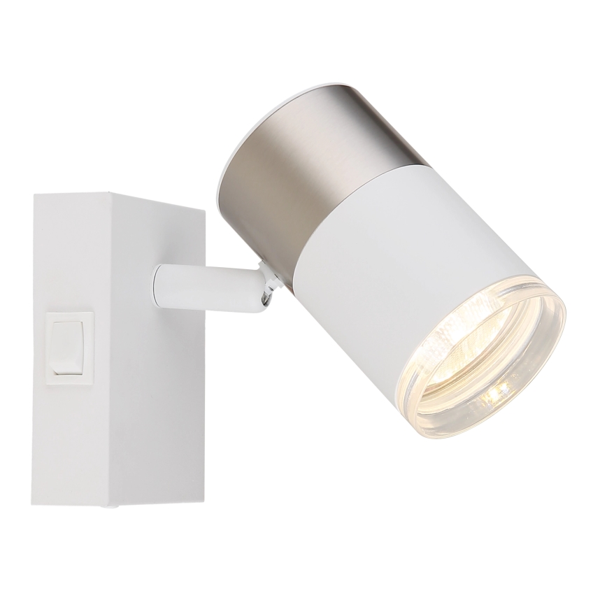 Globo - Foco de parede 1xGU10/25W/230V branco/cromado mate