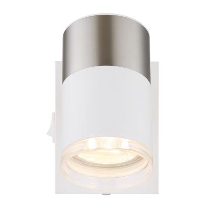 Globo - Foco de parede 1xGU10/25W/230V branco/cromado mate