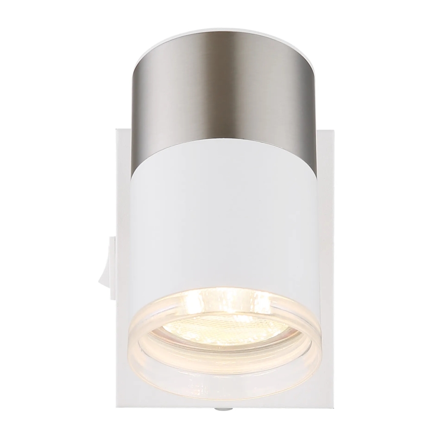 Globo - Foco de parede 1xGU10/25W/230V branco/cromado mate
