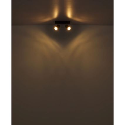 Globo - Foco 2xGU10/25W/230V branco/cromado mate