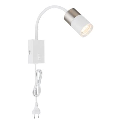 Globo - Foco de parede 1xGU10/25W/230V branco/cromado mate