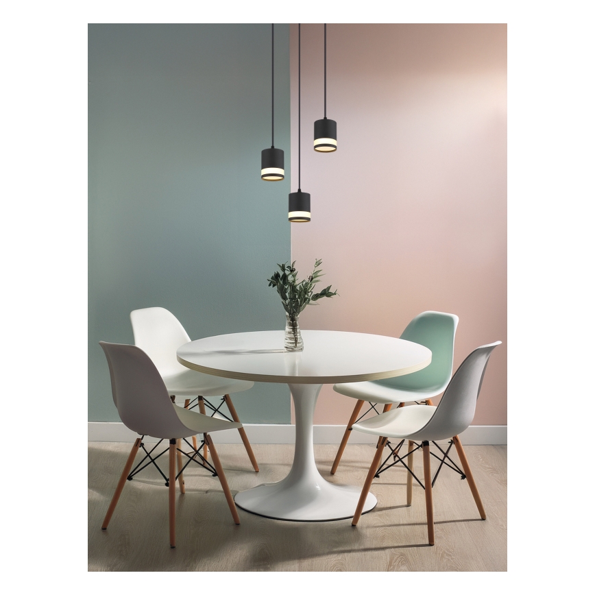 Globo - Candeeiro suspenso LED 3xGX53/7W/230V 3000K preto