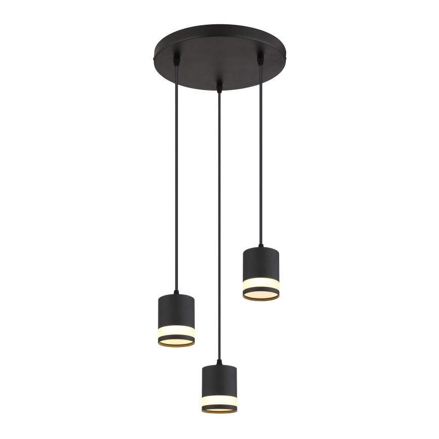 Globo - Candeeiro suspenso LED 3xGX53/7W/230V 3000K preto