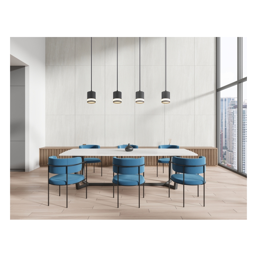Globo - Candeeiro suspenso LED 4xGX53/7W/230V 3000K preto