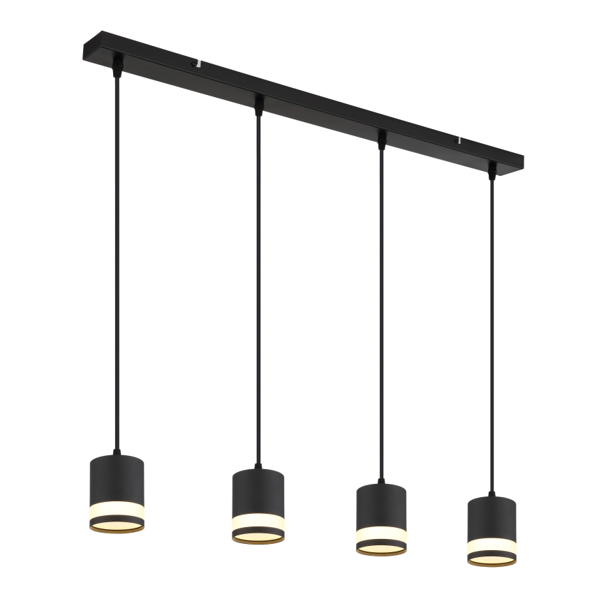 Globo - Candeeiro suspenso LED 4xGX53/7W/230V 3000K preto
