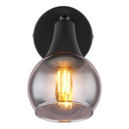 Globo - Foco de parede 1xE14/40W/230V preto