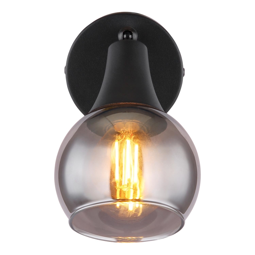 Globo - Foco de parede 1xE14/40W/230V preto