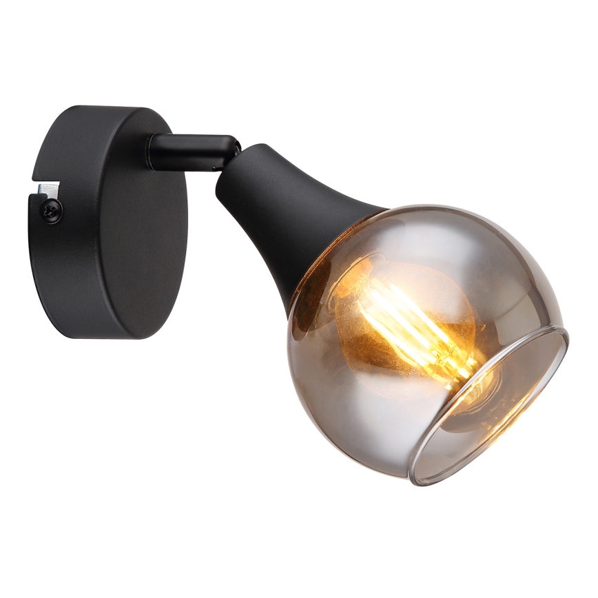 Globo - Foco de parede 1xE14/40W/230V preto