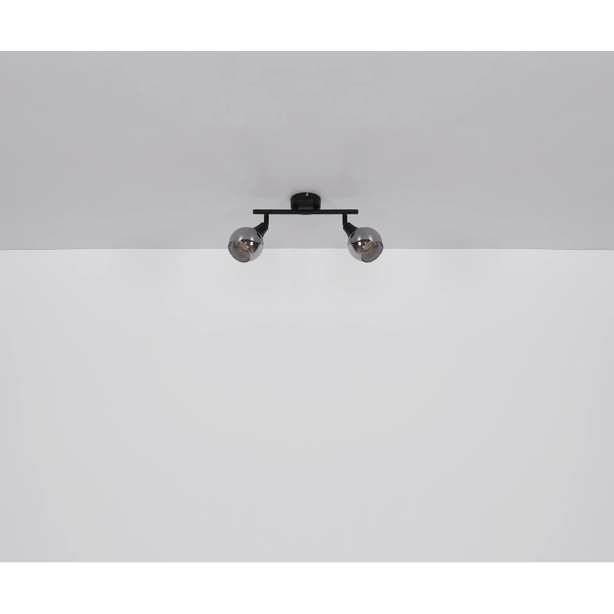 Globo - Foco 2xE14/40W/230V preto