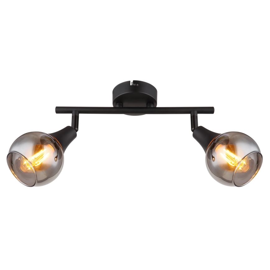 Globo - Foco 2xE14/40W/230V preto