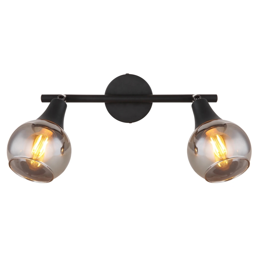 Globo - Foco 2xE14/40W/230V preto