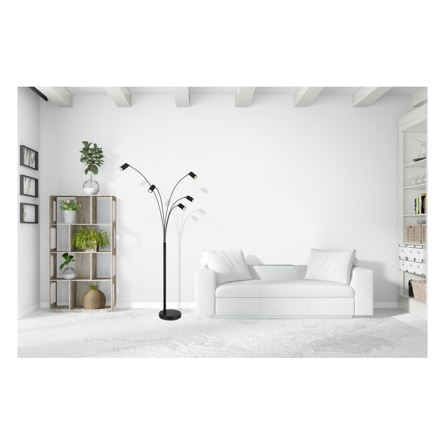Globo - Candeeiro de chão 5xGU10/35W/230V