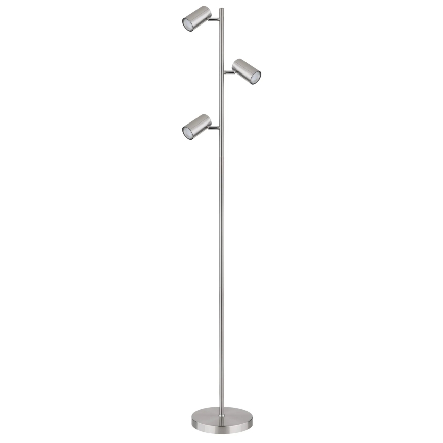 Globo - Candeeiro de chão 3xGU10/5W/230V cromado mate