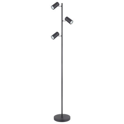 Globo - Candeeiro de chão 3xGU10/5W/230V preto