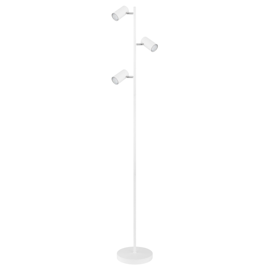 Globo - Candeeiro de chão 3xGU10/5W/230V branco