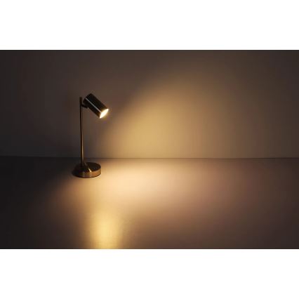 Globo - Candeeiro de mesa 1xGU10/5W/230V cromado mate
