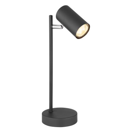 Globo - Candeeiro de mesa 1xGU10/5W/230V preto