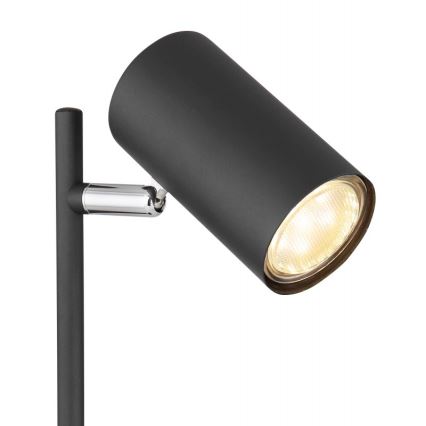 Globo - Candeeiro de mesa 1xGU10/5W/230V preto